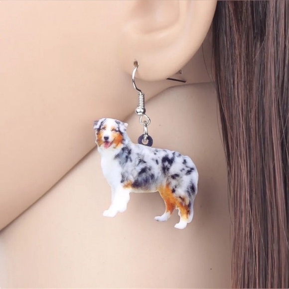 Aussie-tastic Dangle Earrings: Celebrate Your Love for Australian Shepherds! 🐶 - Picture 7 of 10